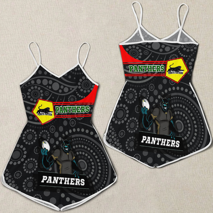 Love New Zealand Clothing - Penrith Panthers Simple Style Women Rompers A35