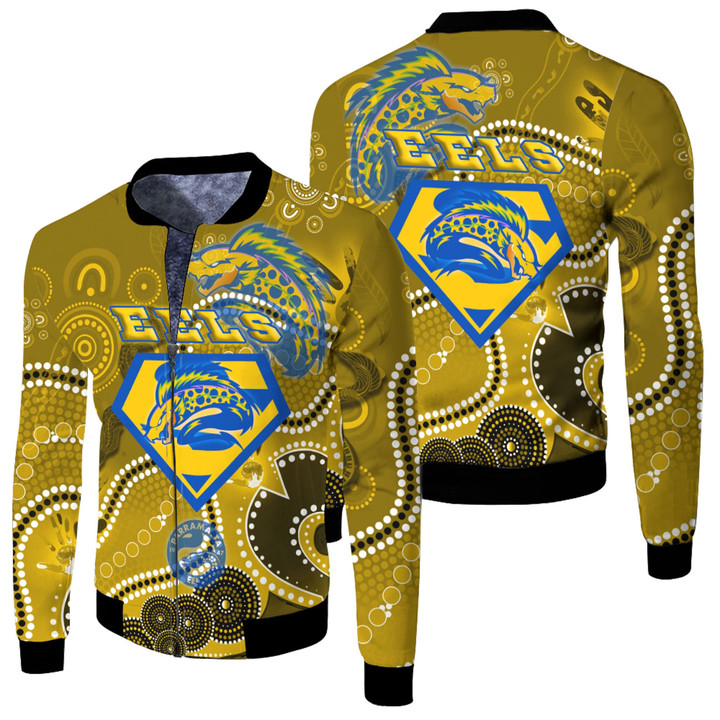 Love New Zealand Clothing - Parramatta Eels Superman Rugby Fleece Winter Jacket A35 | Love New Zealand