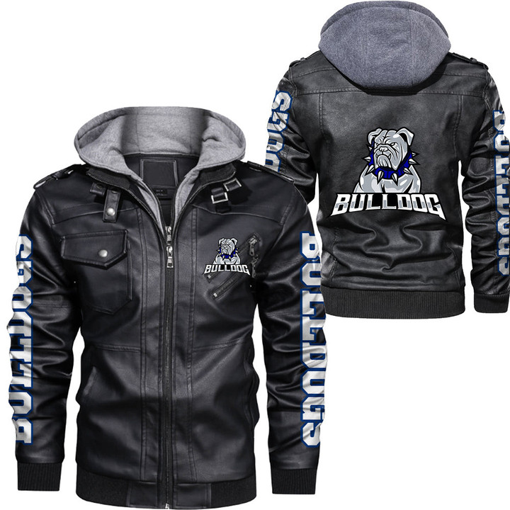 Love New Zealand Clothing - Canterbury-Bankstown Bulldogs Leather Jacket A35