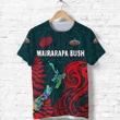 (Custom Personalised) Maori Wairarapa Bush Rugby T Shirt New Zealand Silver Fern, Custom Text And Number K8