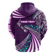 (Custom Personalised) Maori New Zealand Zip Hoodie Silver Fern Sport Style - Purple TH12| Lovenewzealand.co