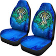 Polynesian Turtle Car Seat Covers Swirls Blue K4 | Lovenewzealand.co