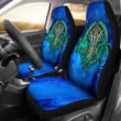 Polynesian Turtle Car Seat Covers Swirls Blue K4 | Lovenewzealand.co