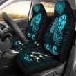 Aquarius Zodiac Car Seat Covers Style Polynesian Tattoo K13 | Lovenewzealand.co