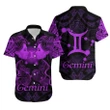 Gemini zodiac Mix Polynesian Tattoo Hawaiian Shirt Purple TH4 | Lovenewzealand.co