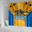 Titans Shower Curtain Gold Coast Aboriginal Armor Version TH12 | Lovenewzealand.co