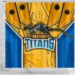 Titans Shower Curtain Gold Coast Aboriginal Armor Version TH12 | Lovenewzealand.co