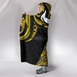 Love New Zealand Hooded Blanket - Aotearoa Maori Hooded Blanket Taranaki Bull K36