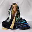 Love New Zealand Hooded Blanket - New Zealand Maori Manaia Paua Shell Hooded Blanket K13