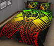 Guam Polynesian Quilt Bed Set - Guam Reggae Seal with Polynesian Tattoo - BN18 | Lovenewzealand.co