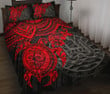 Tahiti Polynesian Premium Quilt Bed Set - Red Turtle - BN1518 | Lovenewzealand.co