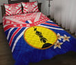 New Caledonia Rugby Quilt Bed Set Polynesian K13 | Lovenewzealand.co