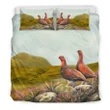 Love New Zealand Bedding Set - Scotland Duvet Cover - Red Grouse Couple A1