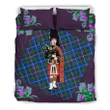 Scotland Thistle With Bagpiper Bedding Set K4 | Lovenewzealand.co
