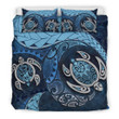 Love New Zealand Bedding Set - Maori Turtles New Zealand Bedding Set - Blue K5