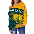 Wallabies Women Off Shoulder Sweater Sporty Style K8 | Lovenewzealand.co