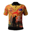 LoveNewZealand Anzac Day Polo Shirt - Lest We Forget Anzac Day 2022 Polo Shirt - New