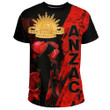 Lovenewzealand Clothing - Anzac Day Soldier Silhouette Remembrance T-shirt