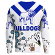 (Custom) Canterbury-Bankstown Bulldogs Indigenous Special White mix Blue - Rugby Team Sweatshirts | Love New Zealand.co