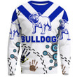 (Custom) Canterbury-Bankstown Bulldogs Indigenous Special White mix Blue - Rugby Team Sweatshirts | Love New Zealand.co