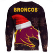 Brisbane Broncos Christmas - Rugby Team Sweatshirts | Love New Zealand.co