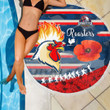 Love New Zealand Beach Blanket - Sydney Roosters Style Anzac Day New Beach Blanket A35