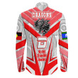 Love New Zealand Clothing - St. George Illawarra Dragons Naidoc 2022 Sporty Style Long Sleeve Button Shirt A35 | Love New Zealand