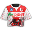 Love New Zealand Clothing - St. George Illawarra Dragons Style New Croptop T-shirt A35 | Love New Zealand