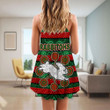 Love New Zealand Clothing - South Sydney Rabbitohs Aboriginal Strap Summer Dress A35 | Love New Zealand