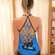 Love New Zealand Clothing - Gold Coast Titans Simple Style Criss Cross Tanktop A35 | Love New Zealand