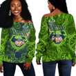 Love New Zealand Clothing - Canberra Raiders Superman Rugby Off Shoulder Sweaters A35 | Love New Zealand