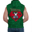 Love New ZealandClothing - South Sydney Rabbitohs Superman Rugby Sleeveless Hoodie A35 | Love New Zealand.com