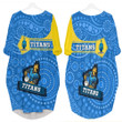 Love New Zealand Clothing - Gold Coast Titans Simple Style Batwing Pocket Dress A35 | Love New Zealand