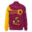 Love New Zealand Clothing - Brisbane Broncos Simple Style Thicken Stand-Collar Jacket A35 | Love New Zealand