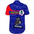 Love New Zealand Clothing - New Zealand Warriors Simple Style Short Sleeve Shirt A35 | Love New Zealand