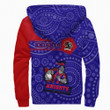 Love New Zealand Clothing - Newcastle Knights Simple Style Sherpa Hoodies A35 | Love New Zealand