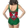 Love New ZealandClothing - South Sydney Rabbitohs Superman Rugby Women Low Cut Swimsuit A35 | Love New Zealand.com