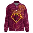 Love New Zealand Clothing - Brisbane Broncos Superman Rugby Thicken Stand-Collar Jacket A35 | Love New Zealand