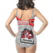 Love New Zealand Clothing - St. George Illawarra Dragons Simple Style Women Low Cut Swimsuit A35 | Love New Zealand