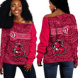 Love New Zealand Clothing - Queensland Reds Simple Style Off Shoulder Sweaters A35 | Love New Zealand