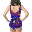 Love New Zealand Clothing - Newcastle Knights Simple Style Women Low Cut Swimsuit A35 | Love New Zealand