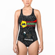 Love New Zealand Clothing - Penrith Panthers Simple Style Women Low Cut Swimsuit A35 | Love New Zealand
