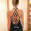 Love New Zealand Clothing - Penrith Panthers Simple Style Criss Cross Tanktop A35 | Love New Zealand