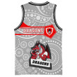 Love New Zealand Clothing - St. George Illawarra Dragons Simple Style Basketball Jersey A35 | Love New Zealand