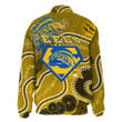 Love New Zealand Clothing - Parramatta Eels Superman Rugby Thicken Stand-Collar Jacket A35 | Love New Zealand