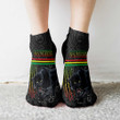 Love New Zealand Socks - Penrith Panthers Tattoo Style Ankle Socks A31