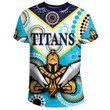 Gold Coast Titans Unique Indigenous - Rugby Team T-shirt | Lovenewzealand.co
