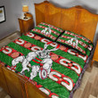 Love New Zealand Quilt Bed Set - South Sydney Rabbitohs Comic Style New Quilt Bed Set A35