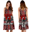 (Custom Personalised) Dragons Women's Dress St. George Aboriginal TH12 | Lovenewzealand.co