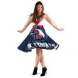 Sydney Women's Dress Roosters Anzac Style K8 | Lovenewzealand.co